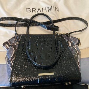 Brahmin Mini-Camila Black Tybalt purse